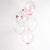 Rose Gold Pink Team Bride 30cm Latex Balloons with Confetti