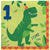 Amscan Dino-mite Party Dinosaur 1st Birthday Napkin 16 Pack
