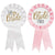 Amscan White & Pink Bachelorette Award Ribbon 8 Pack