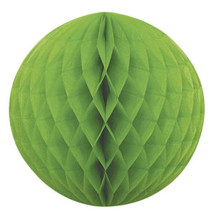 Decorative Apple Green Paper Honeycomb Ball