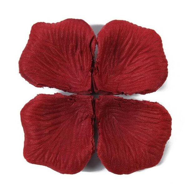 Artificial Burgundy Wine Red Silk Wedding Runner Aisle Flower Girls Rose Petals Australia