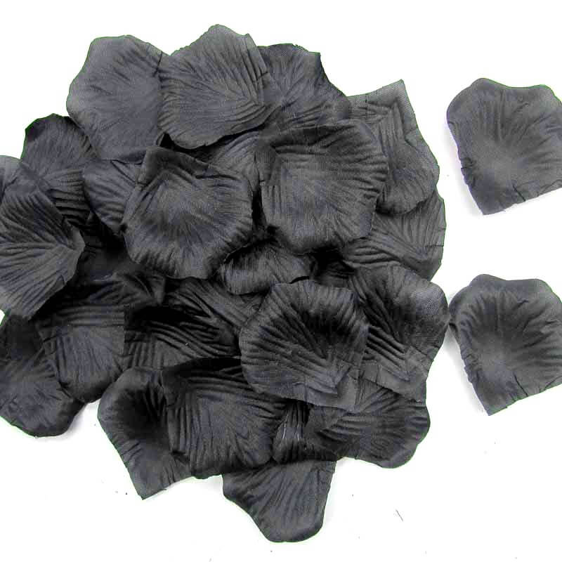 Online Party Supplies Australia Artificial Faux Black Silk Wedding Party Rose Petals