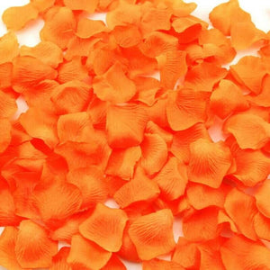 Online Party Supplies Australia artificial fake orange silk wedding rose petals