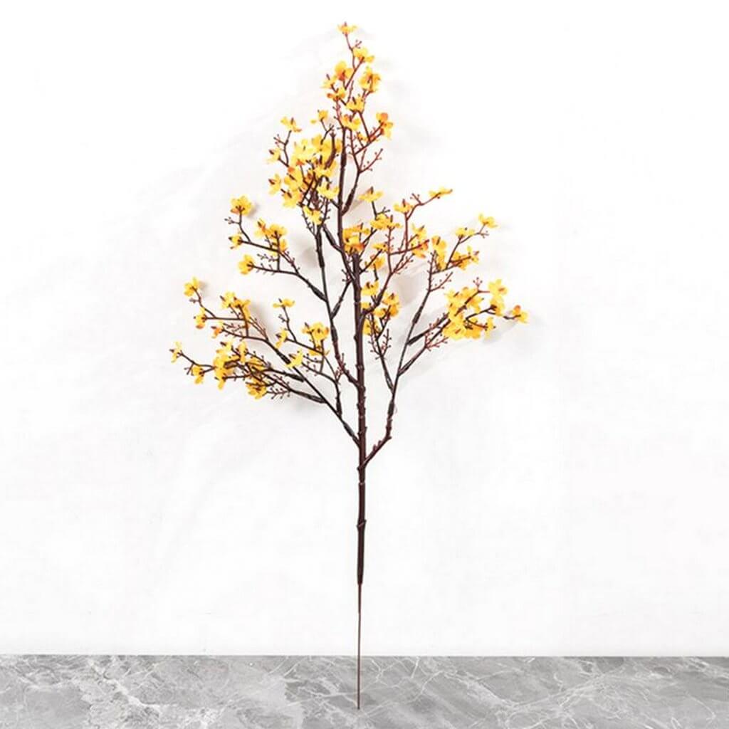 Artificial Cherry Blossom Flower Branches - orange