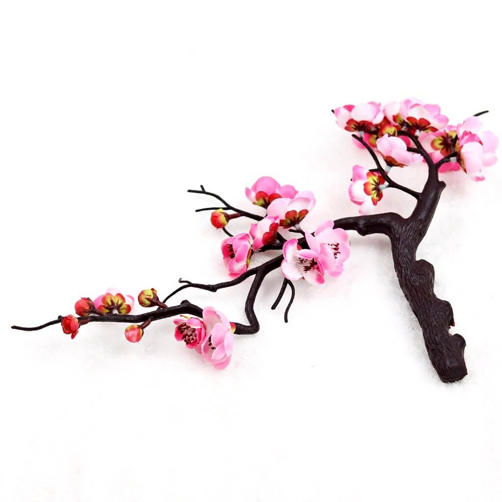 Artificial Cherry Blossom Flower Branches - Pink