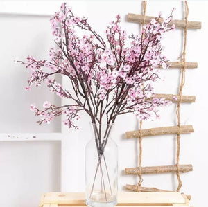 Artificial Cherry Blossom Flower Branches - pink