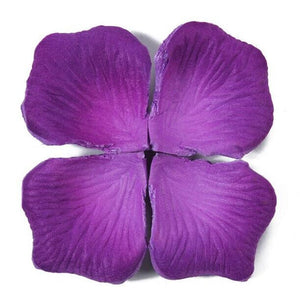 lilac to purple artificial fake silk wedding rose petals flowers balls