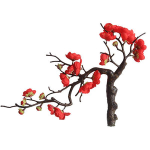 Artificial Cherry Blossom Flower Branches - Red