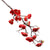 Long Artificial Cherry Blossom Flower Branch - Red