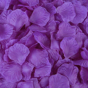 Artificial eggplant purple Silk Wedding Runner Aisle Flower Girls Rose Petals Australia
