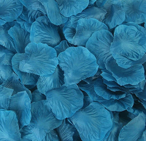 Artificial teal blue Silk Wedding Runner Aisle Flower Girls Rose Petals Australia