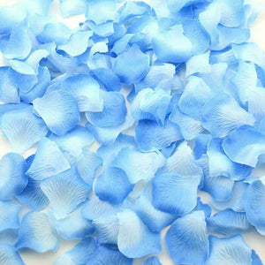 Artificial white and blue Silk Wedding Runner Aisle Flower Girls Rose Petals Australia