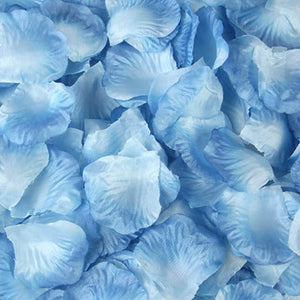 Artificial sky blue & blue Silk Wedding Runner Aisle Flower Girls Rose Petals Australia