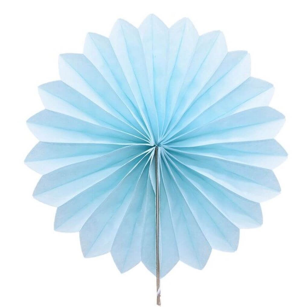 Online Party Supplies Australia Baby Blue round tissue paper fan party decorations