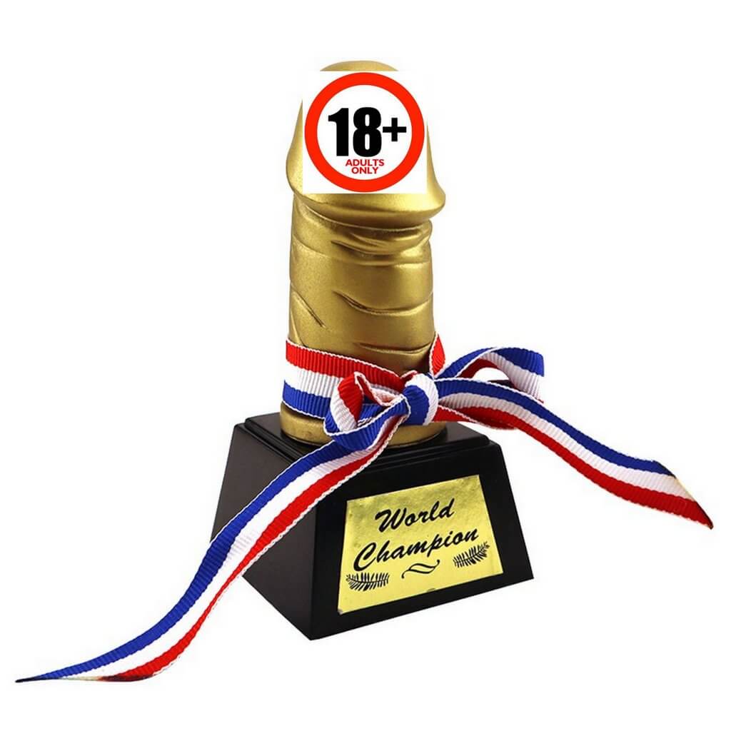 Hens Night Golden Penis World Champion Trophy