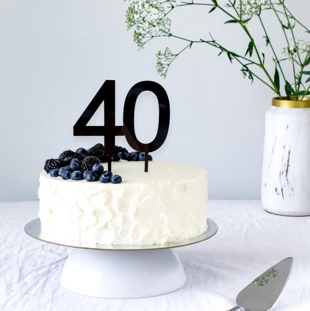 Vintage Tequila 40th Birthday Cake – Blue Sheep Bake Shop