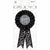Amscan Black Groom To Be Award Ribbon Rosette Badge