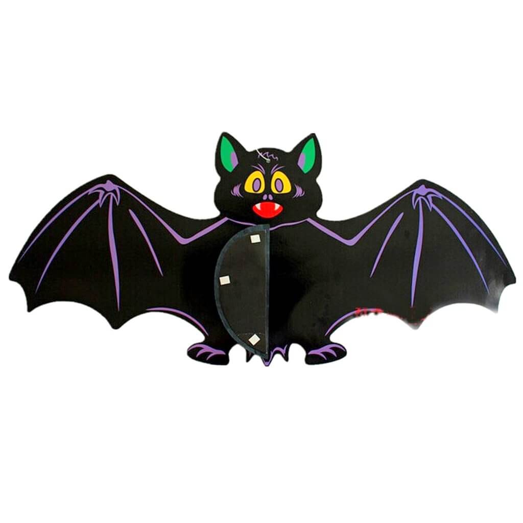 Black Halloween Vampire Bat Paper Honeycomb