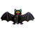 Black Halloween Vampire Bat Paper Honeycomb
