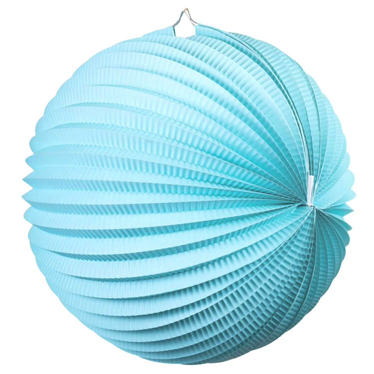 Online Party Supplies Australia blue accordion paper lantern ball baby shower wedding nursery home decorations