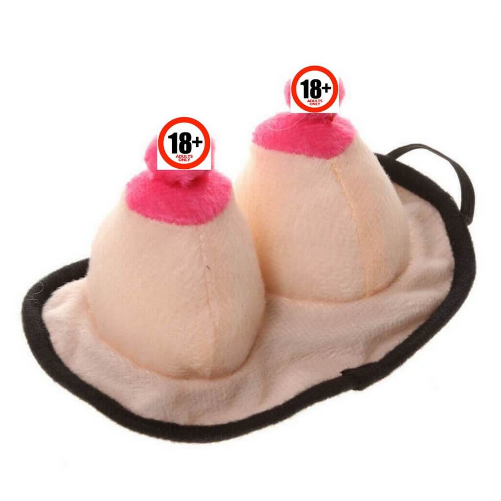 Fun Adult Party Novelty Boob Sleep Mask Rude gifts for men