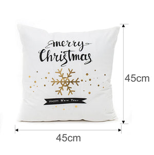 Bronze Christmas Decorative Cushion Covers - Online Party Supplies
