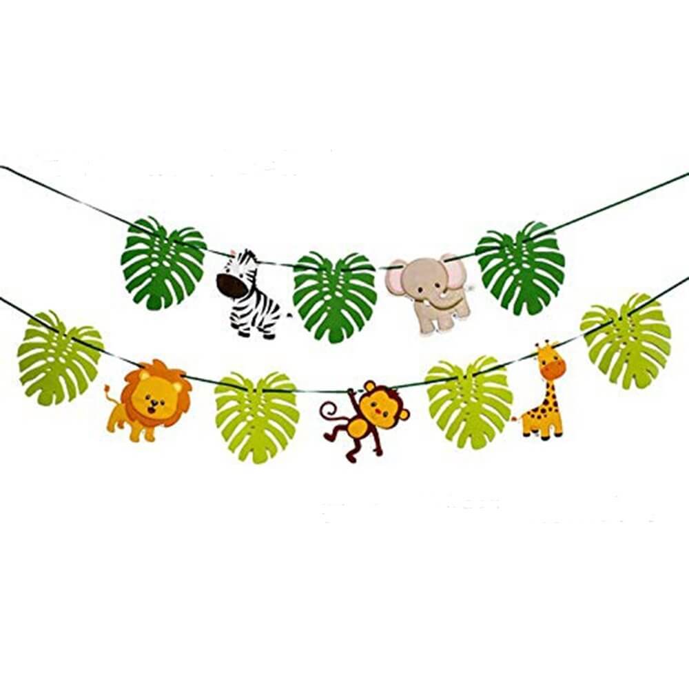 Jungle Animal Hanging Paper Garland