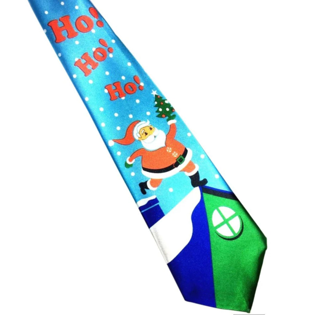Christmas Tie for Men xmas party outfit costumes accessory