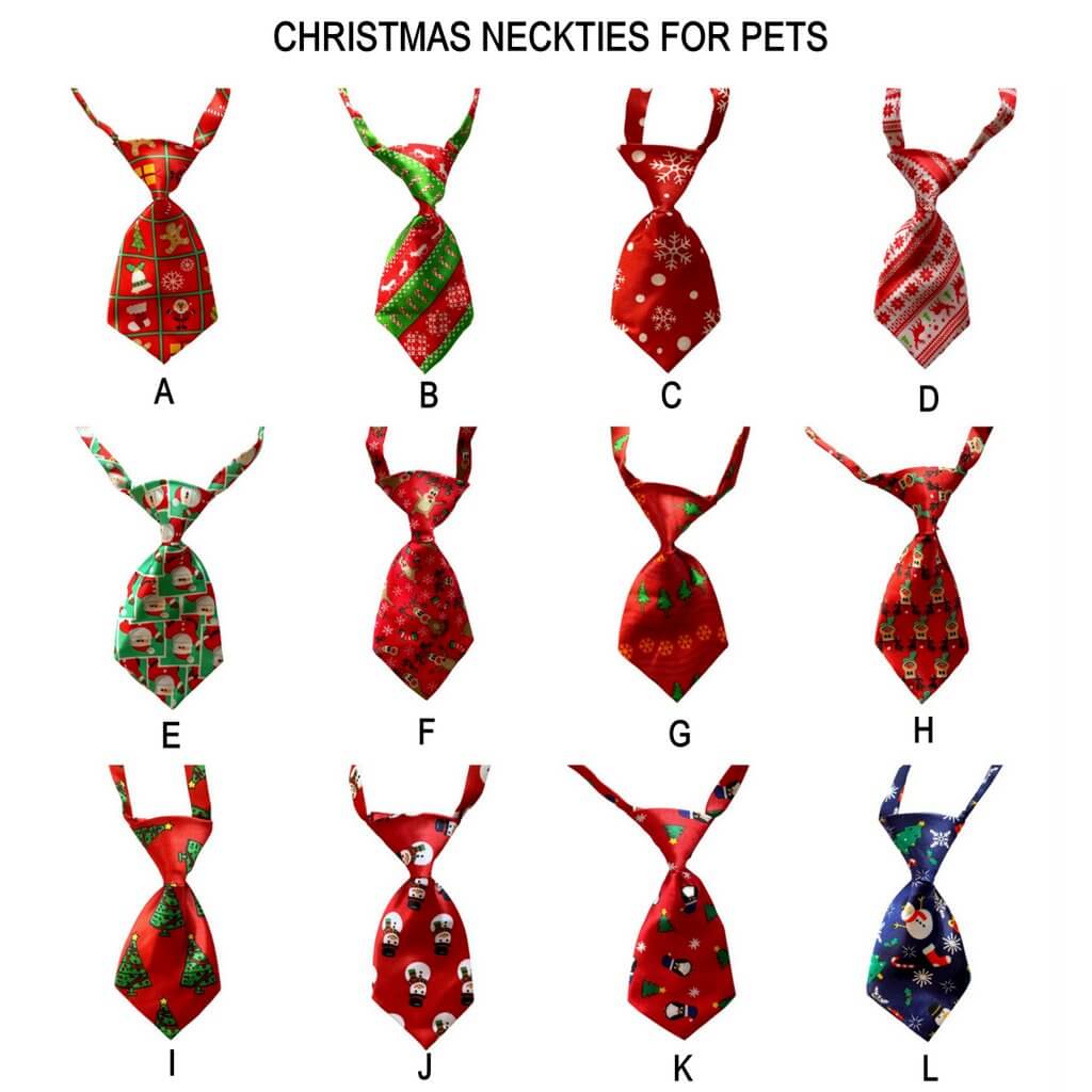 Christmas neckties for clearance dogs