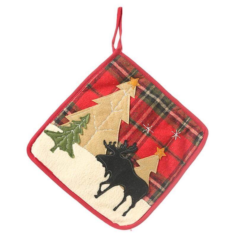 Christmas Oven Mitt and Potholder Set