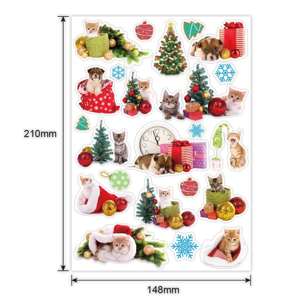 Christmas Stickers for Kids - 5 Sheets