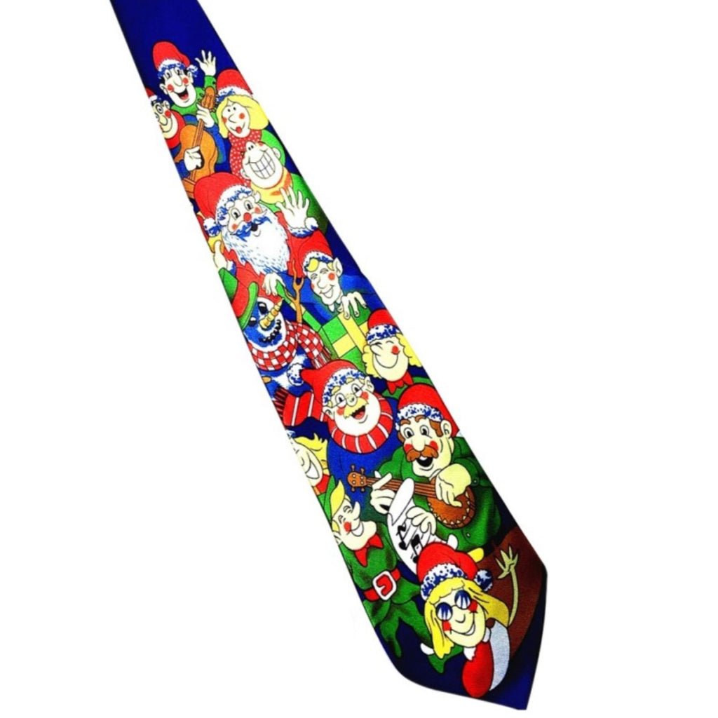 Christmas Tie for Men xmas party outfit costumes accessory