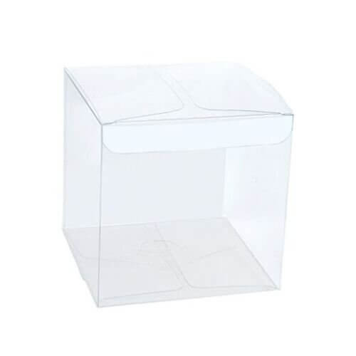 10Pcs PVC Clear Box Transparent Favor Boxes Clear Gifts Candy Packaging  Boxes for Christmas Wedding Birthday Home Party Supplies