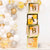 Transparent BABY Balloon Cube Boxes - Metallic Gold