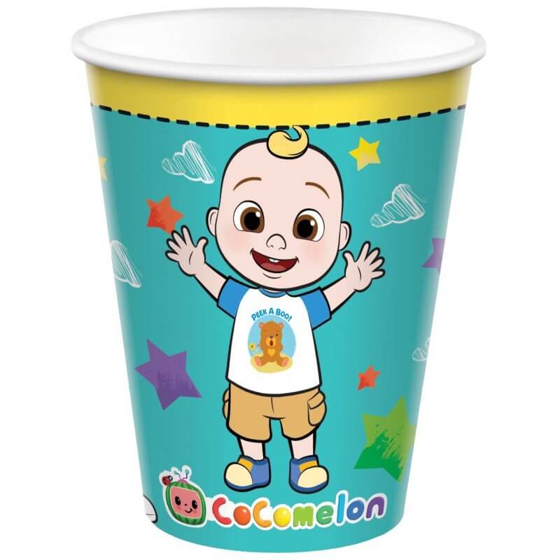 CoComelon 9oz/266ml Paper Cups 8pk