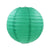 Dark Green Round Chinese Paper Lantern - 4 Sizes