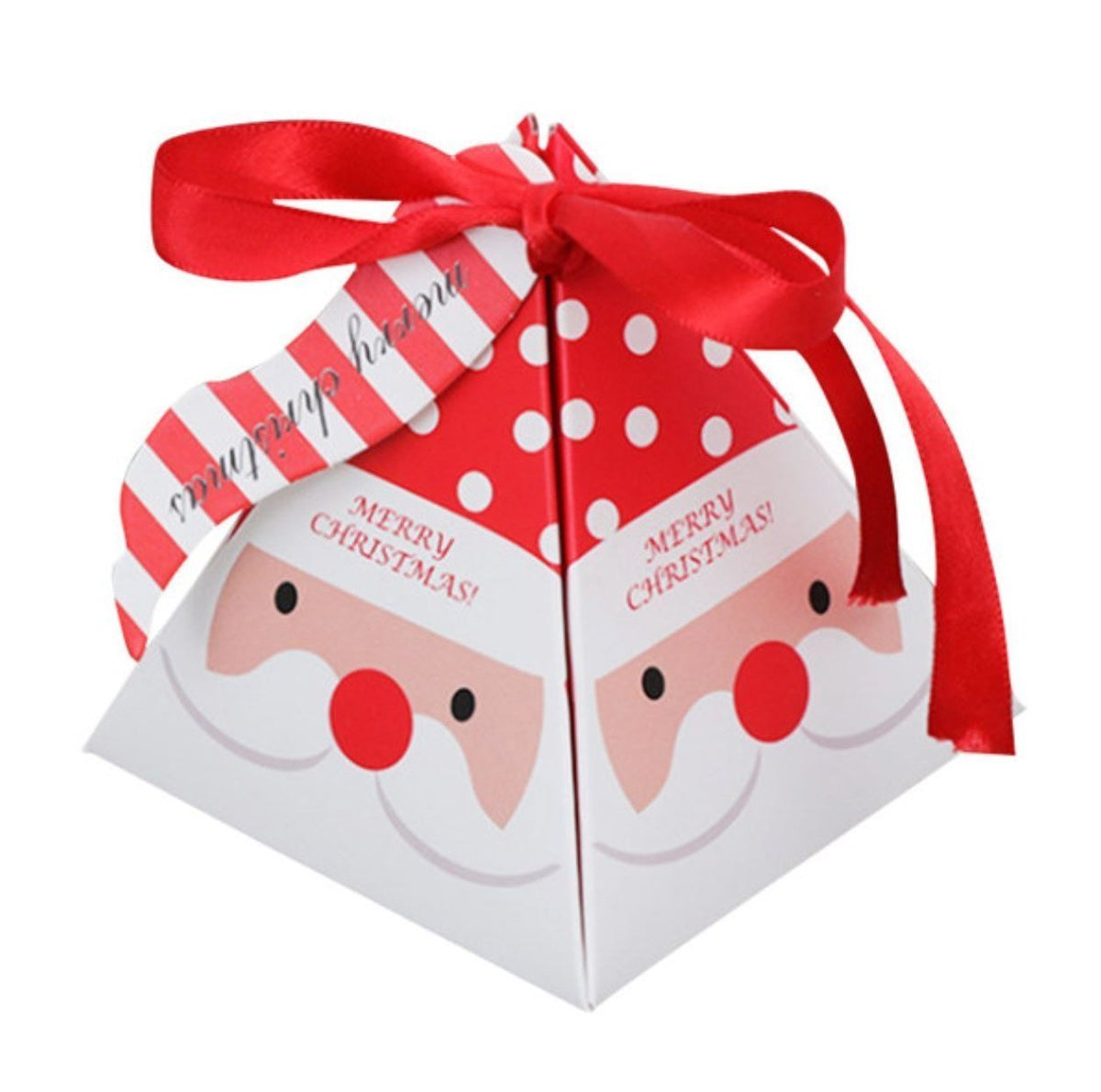 DIY Decorative Pyramid Christmas santa  Gift-Candy Surprise Boxes