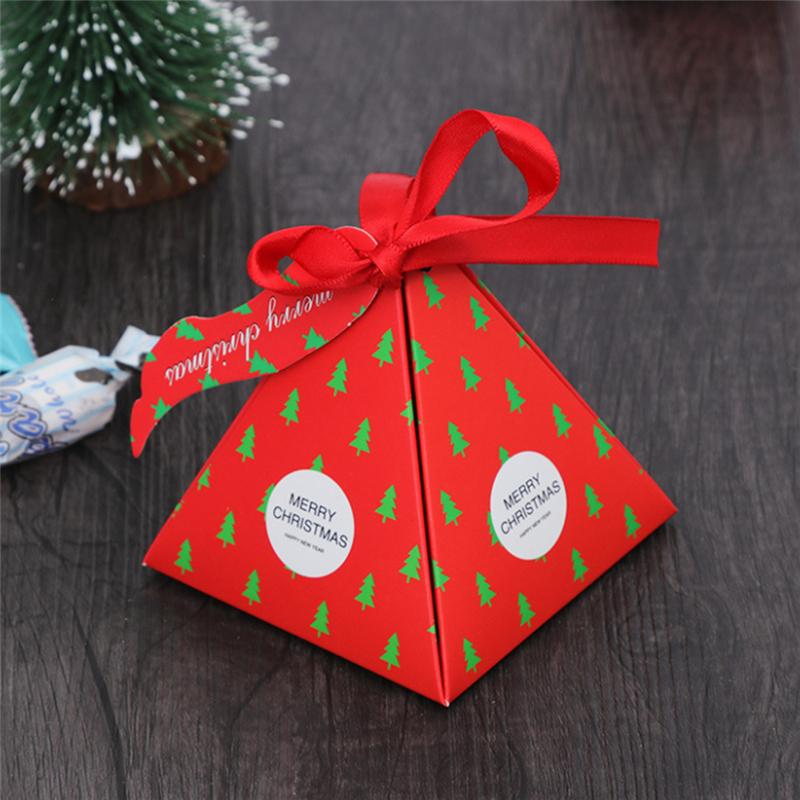 DIY Decorative Pyramid Christmas Gift-Candy Surprise Box - Online Party Supplies