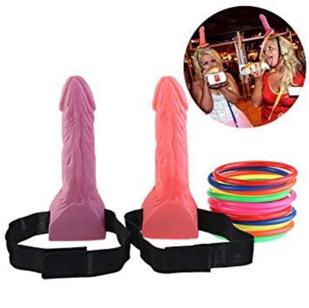 Dick Head Hoopla Ring Toss Bachelorette Party Game - Online Party Supplies
