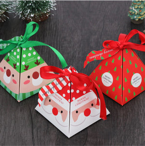 DIY Decorative Pyramid Christmas Gift-Candy Surprise Box - Online Party Supplies