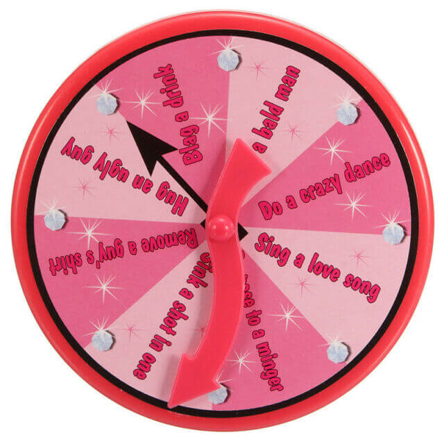 Hen Party Spinner Game Wheel Dare For Drinking Ladies Night