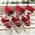 Red White Knit Traditional Snowflake Pattern Christmas Santa Hanging Stocking - Xmas Home & Wall Decorations