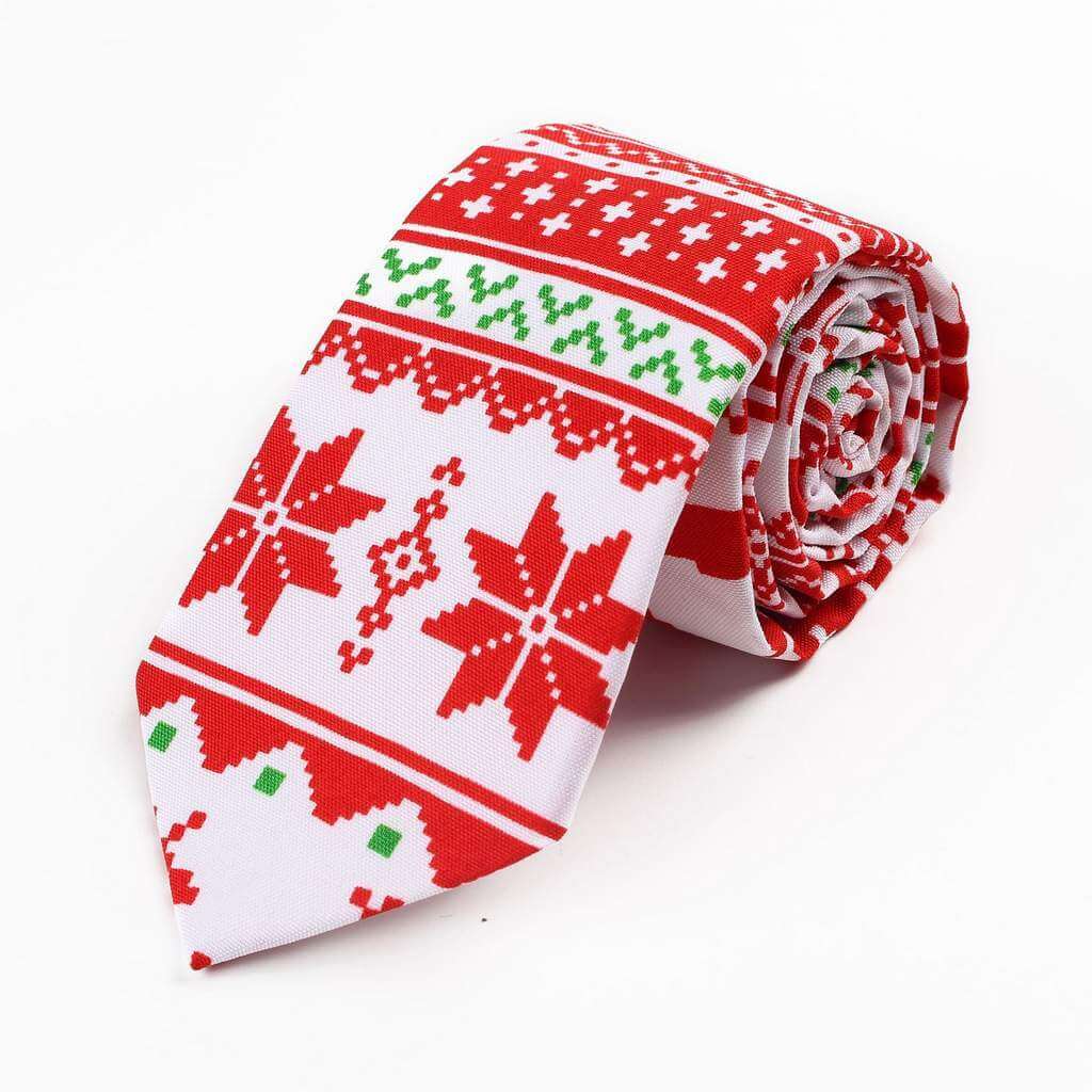 Christmas Tie for Men - Xmas Novelty and Costume Accessories