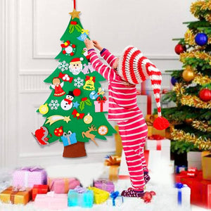 Online Party Supplies DIY Felt Christmas Tree Kit For Kids Xmas Presents for Toddlers