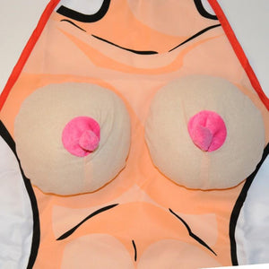Funny Bachelorette Party 3D Boobie Apron - Online Party Supplies