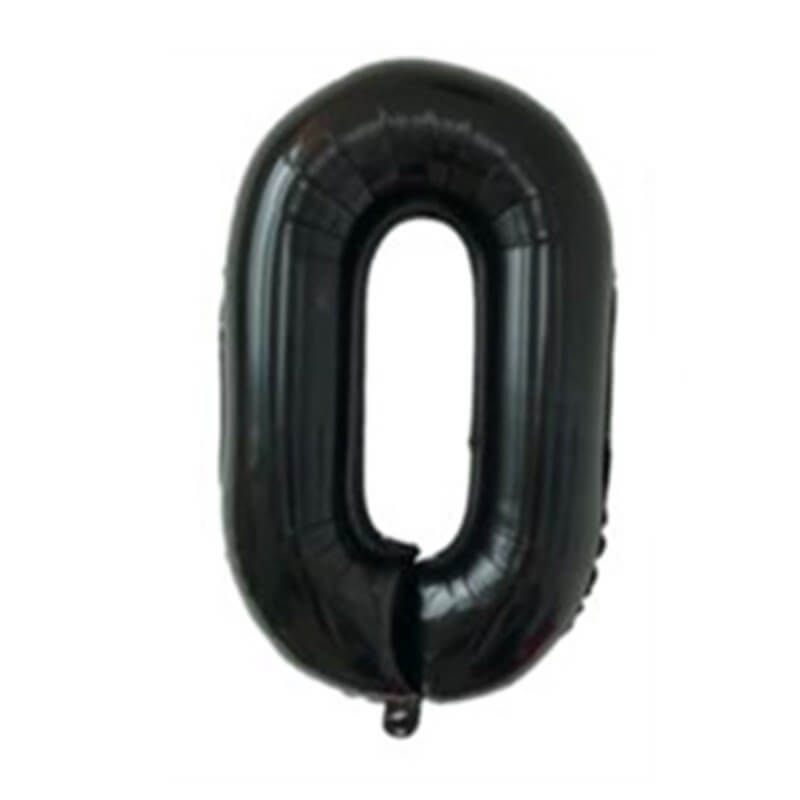 32" Giant Black 0-9 Number Foil Balloons Party Balloons Decorations number 0