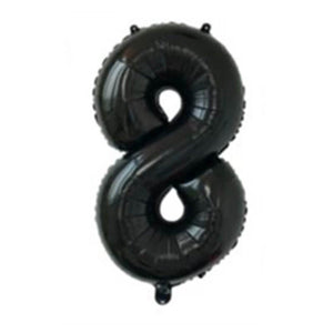 32" Giant Black 0-9 Number Foil Balloons Party Balloons Decorations number 8