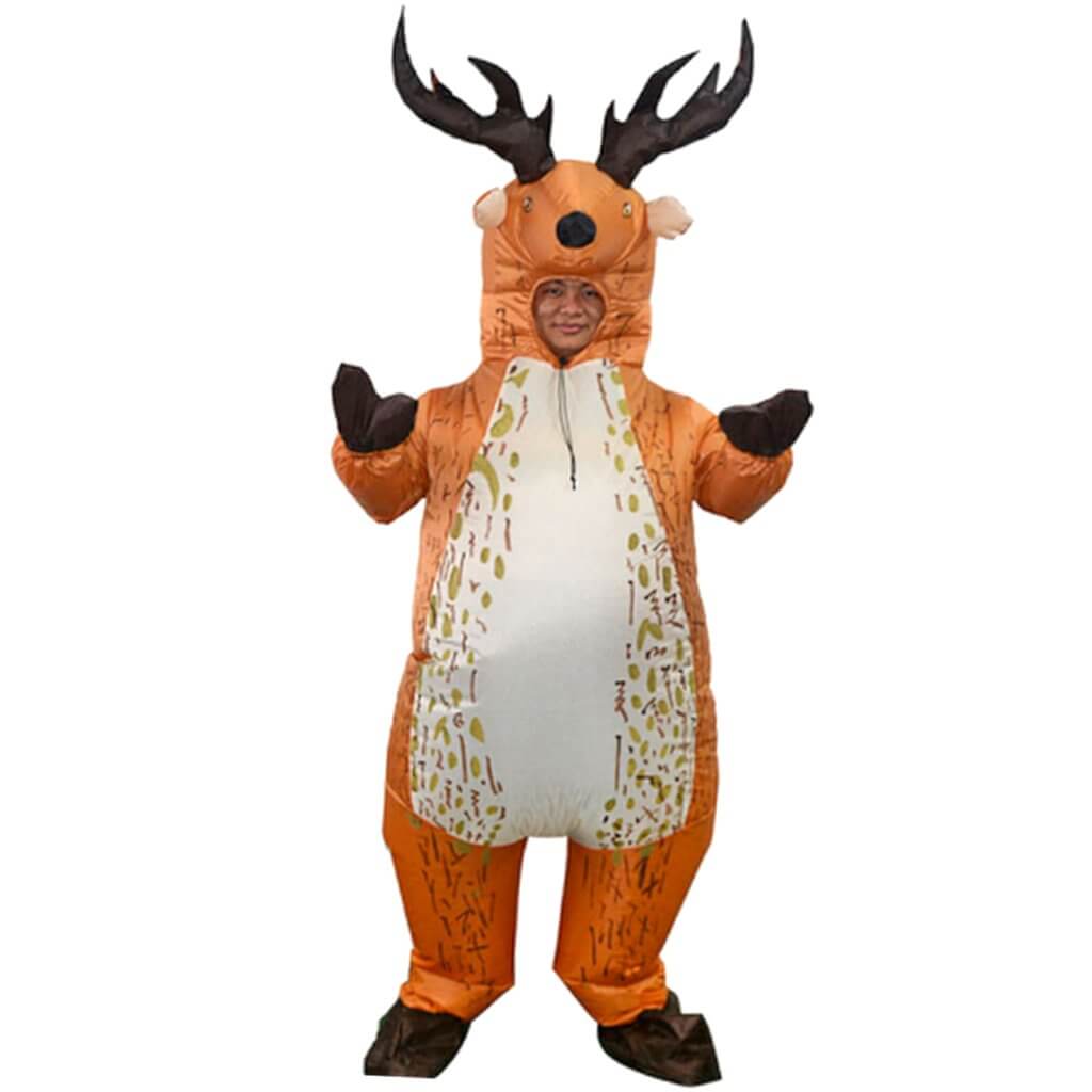 Giant Inflatable Reindeer Blow Up Costume Suit