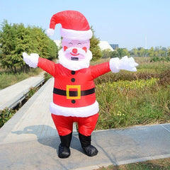 Santa blow up costume discount