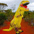 Giant Inflatable Yellow T-Rex Dinosaur Blow Up Costume Suit